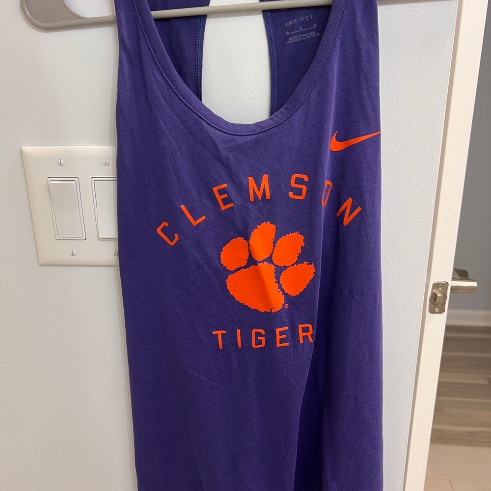 Nike Purple Clemson Tigers Tank Top